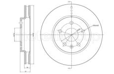 Brzdový kotouč CIFAM 800-1006C