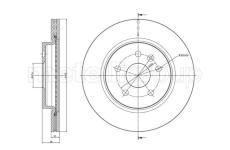 Brzdový kotouč CIFAM 800-1009C