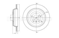 Brzdový kotouč CIFAM 800-1011C