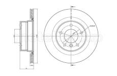 Brzdový kotouč CIFAM 800-1014C