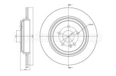 Brzdový kotouč CIFAM 800-1015C