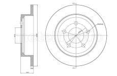 Brzdový kotouč CIFAM 800-1017C