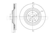 Brzdový kotouč CIFAM 800-1020C
