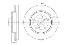Brzdový kotouč CIFAM 800-1022C
