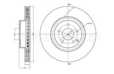 Brzdový kotouč CIFAM 800-1029C