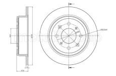 Brzdový kotouč CIFAM 800-1049C