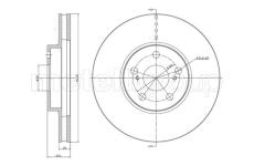 Brzdový kotouč CIFAM 800-1057C