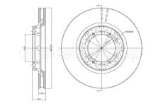 Brzdový kotouč CIFAM 800-1080C
