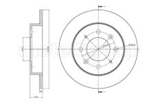 Brzdový kotouč CIFAM 800-1122C