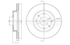 Brzdový kotouč CIFAM 800-1138C