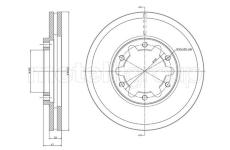 Brzdový kotouč CIFAM 800-1175
