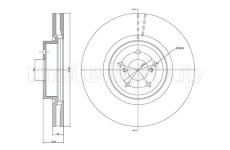 Brzdový kotouč CIFAM 800-1188C