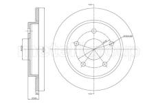 Brzdový kotouč CIFAM 800-121
