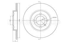 Brzdový kotouč CIFAM 800-122