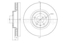 Brzdový kotouč CIFAM 800-1249C
