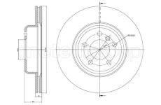 Brzdový kotouč CIFAM 800-1253C