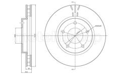 Brzdový kotouč CIFAM 800-1269C