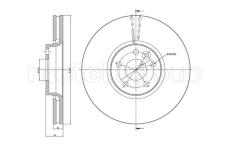 Brzdový kotouč CIFAM 800-1272C