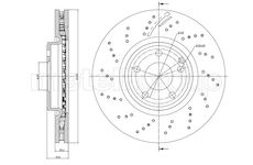 Brzdový kotouč CIFAM 800-1279FC
