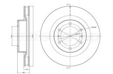 Brzdový kotouč CIFAM 800-1298C