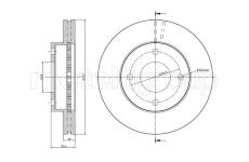 Brzdový kotouč CIFAM 800-1303