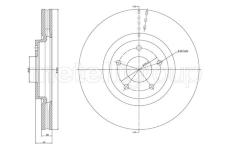 Brzdový kotouč CIFAM 800-1323C