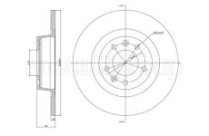 Brzdový kotouč CIFAM 800-1340C