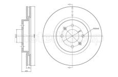 Brzdový kotouč CIFAM 800-1365C