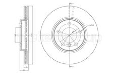 Brzdový kotouč CIFAM 800-1380C
