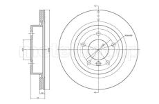 Brzdový kotouč CIFAM 800-1399C