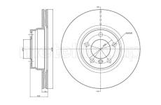 Brzdový kotouč CIFAM 800-1454C