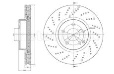 Brzdový kotouč CIFAM 800-1459FC