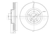 Brzdový kotouč CIFAM 800-1476C