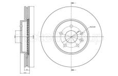 Brzdový kotouč CIFAM 800-1507C