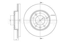 Brzdový kotouč CIFAM 800-1509C