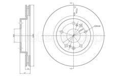 Brzdový kotouč CIFAM 800-1530C