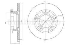 Brzdový kotouč CIFAM 800-1547