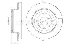 Brzdový kotouč CIFAM 800-1559C