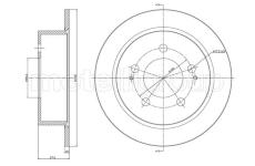Brzdový kotouč CIFAM 800-1561C