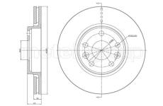 Brzdový kotouč CIFAM 800-1563C
