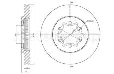 Brzdový kotouč CIFAM 800-1571
