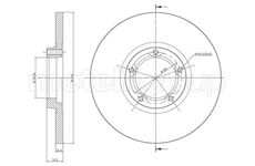 Brzdový kotouč CIFAM 800-163