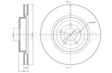 Brzdový kotouč CIFAM 800-1632C
