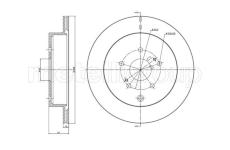 Brzdový kotouč CIFAM 800-1639C