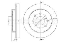 Brzdový kotouč CIFAM 800-1664C