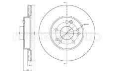 Brzdový kotouč CIFAM 800-167