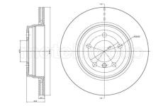 Brzdový kotouč CIFAM 800-1683C
