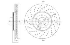 Brzdový kotouč CIFAM 800-1707FC