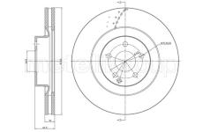 Brzdový kotouč CIFAM 800-1744FC