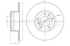 Brzdový kotúč CIFAM 800-187